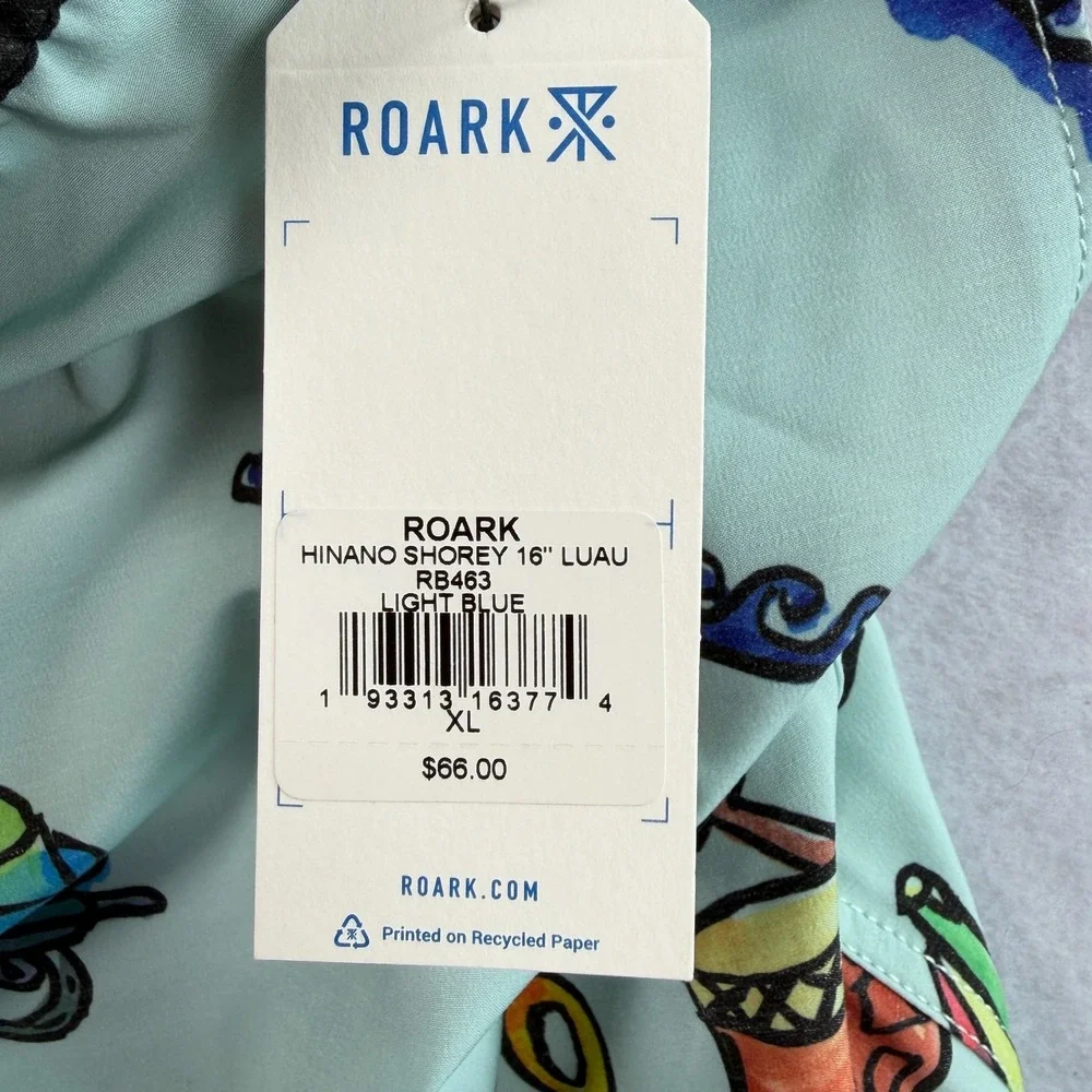 New Roark x Hinano Shorey Luau Board Shorts Sz XL 16
